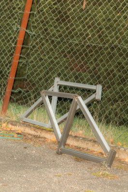 I A W – steel sculpture by Marcel Hiller, photograph by Neven Allgeier Marcel Hiller