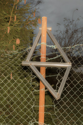 I A W – steel sculpture by Marcel Hiller, photograph by Neven Allgeier Marcel Hiller