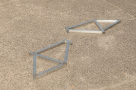 I A W – steel sculpture by Marcel Hiller, photograph by Neven Allgeier Marcel Hiller