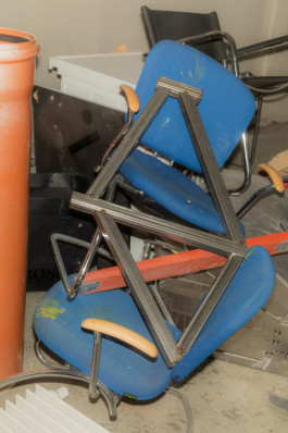 I A W – steel sculpture by Marcel Hiller, photograph by Neven Allgeier Marcel Hiller