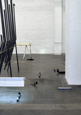 Deep Sea Dweller by Marcel Hiller, steel sculpture, group exhibition Field of Codes Marcel Hiller